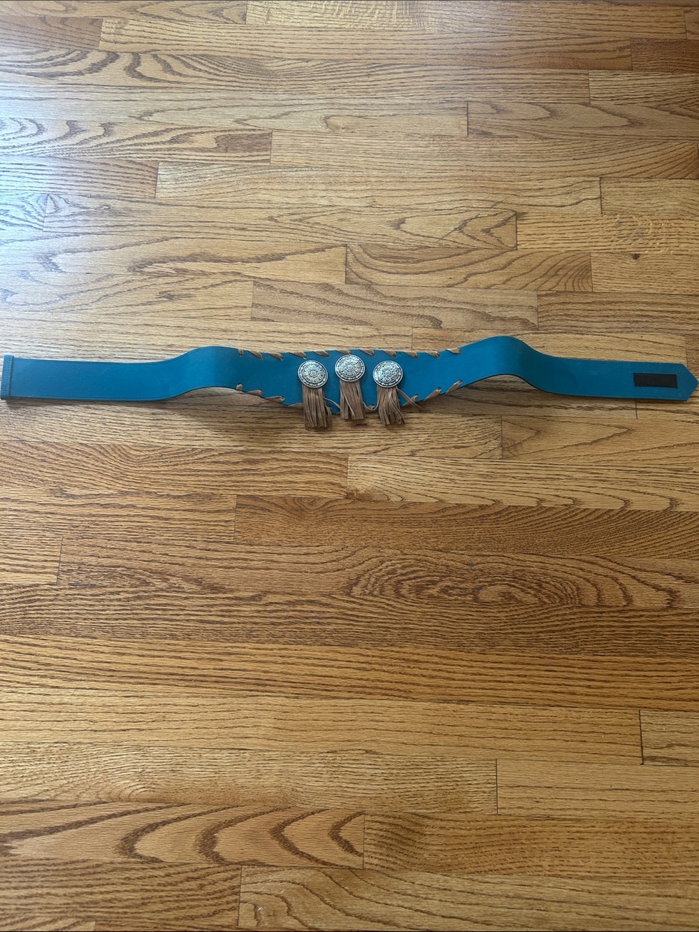 Vintage Ali Miles Western Style Velcro Belt